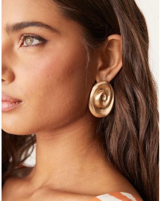 ASOS Brown Stud Earrings