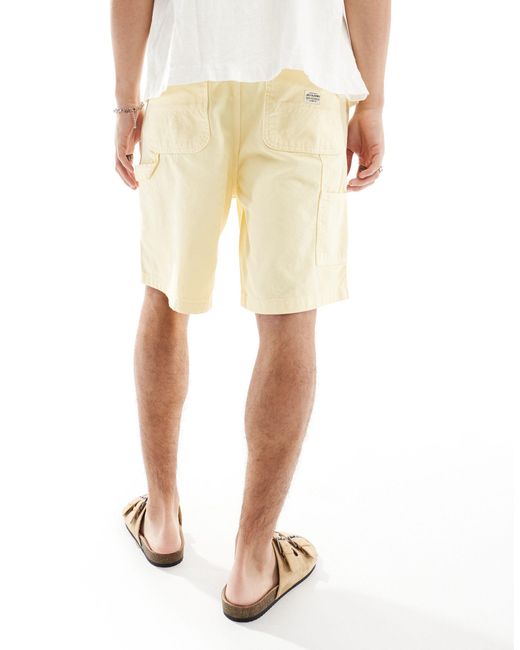 Pantalones cortos amarillos holgados Jack & Jones de hombre de color Natural