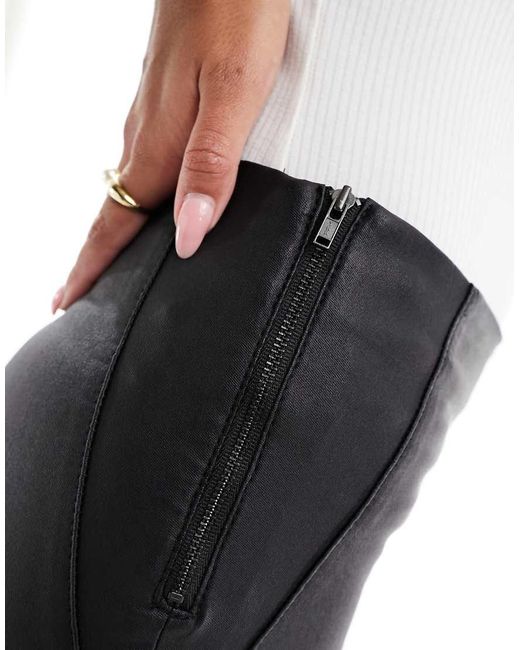 Leggings Negros Revestidos De Object de color Black
