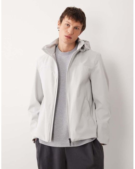 Mango Gray Performance Windproof Water Repellent Light Weight Jacket for men