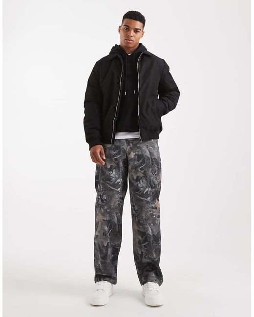ASOS Black Loose Trousers for men