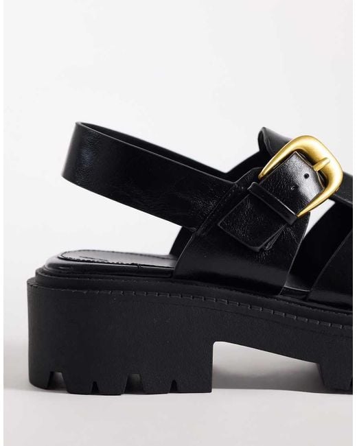 ASOS Black Magic Chunky Fisherman Shoes
