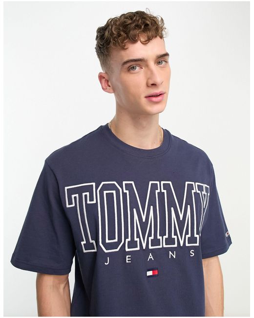 Tommy Hilfiger Asos Exclusive Cotton Heritage Capsule Logo Front T ...