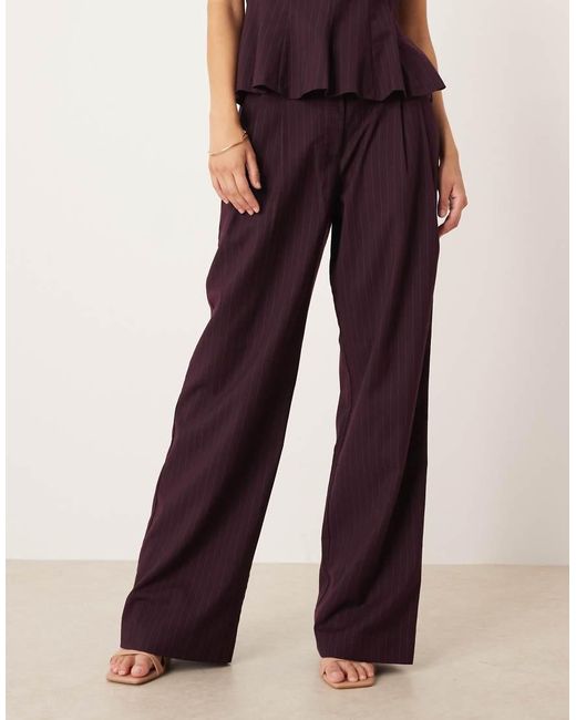 Y.A.S Red Wide Leg Tailo Trousers Co-ord