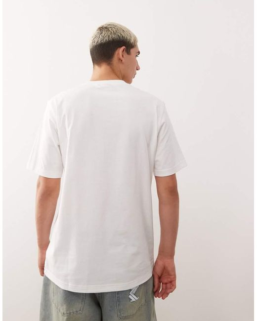 Adidas Originals White Berlin Graphic T-shirt for men