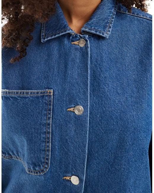 ASOS Blue Denim Workwear Jacket