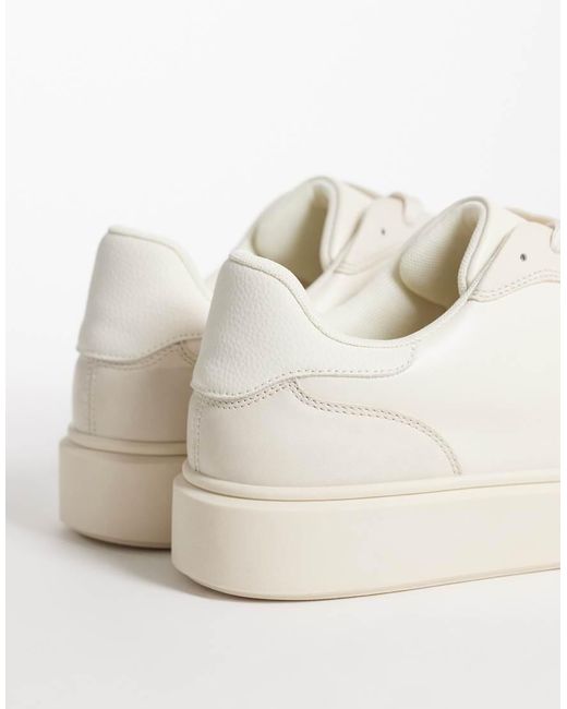 ASOS Natural Lace Up Trainers for men