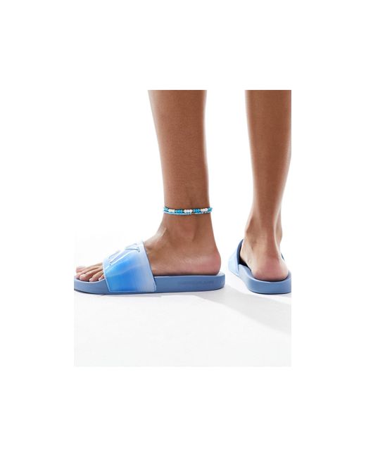 Sandalias azules con logo Calvin Klein de color Blue