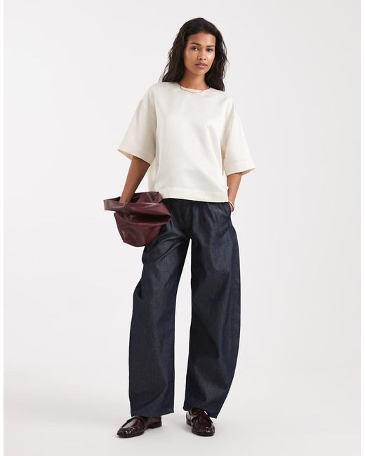 ASOS White Satin Tee