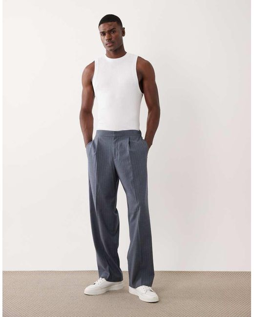 ASOS White Heavyweight Muscle Fit Vest for men