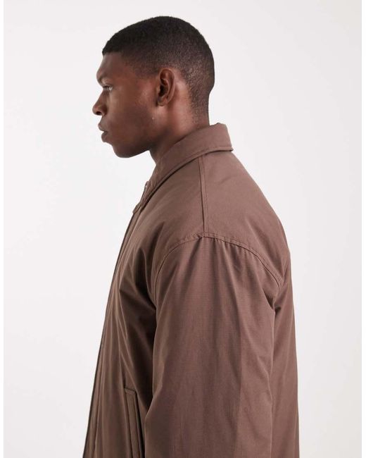ASOS Brown Bomber Jacket for men