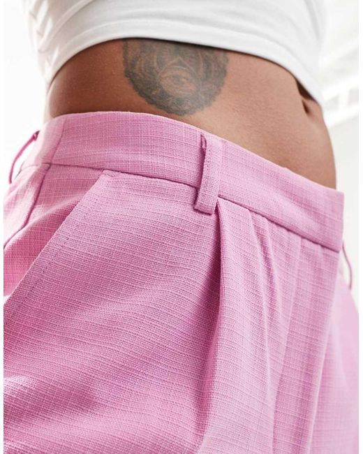 Pimkie Pink Tailored Jorts Co-Ord