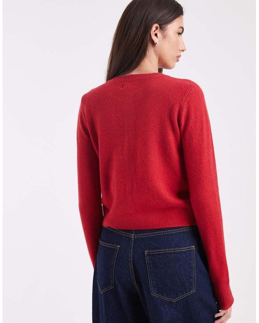 Hollister Red Classic Cardigan