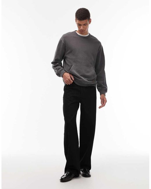 Carhartt Gray Torian Oversized Pullover Sweatshirt for men