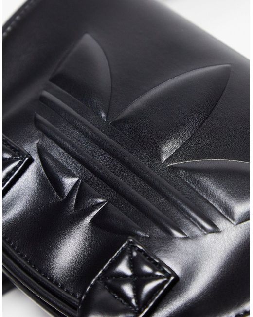 Borsa a tracolla con logo con trifoglio nera di adidas Originals in Nero |  Lyst