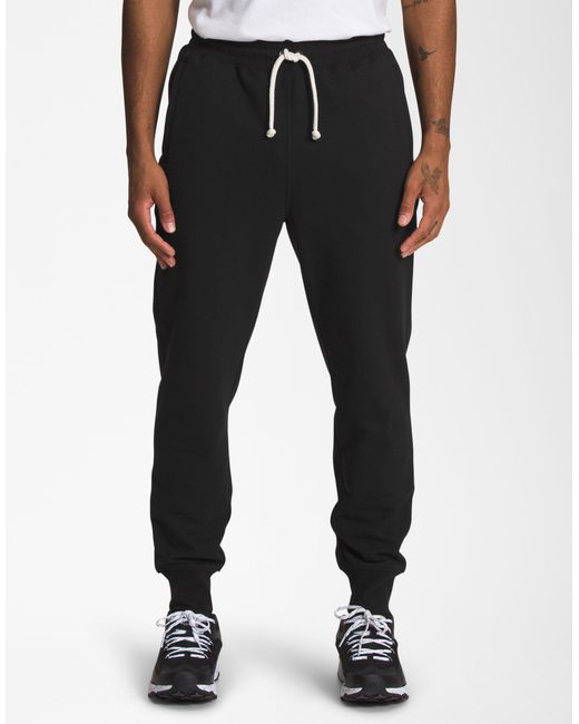 The North Face Black Heritage Patch Sweatpants for men