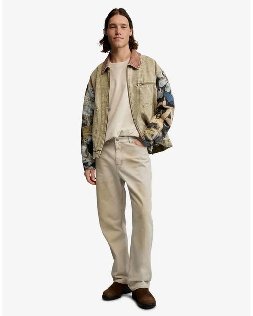Desigual Natural Plain Long Trousers for men