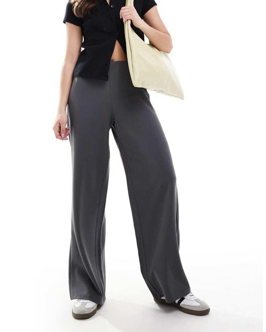Vero Moda Blue Loose Pull On Trousers