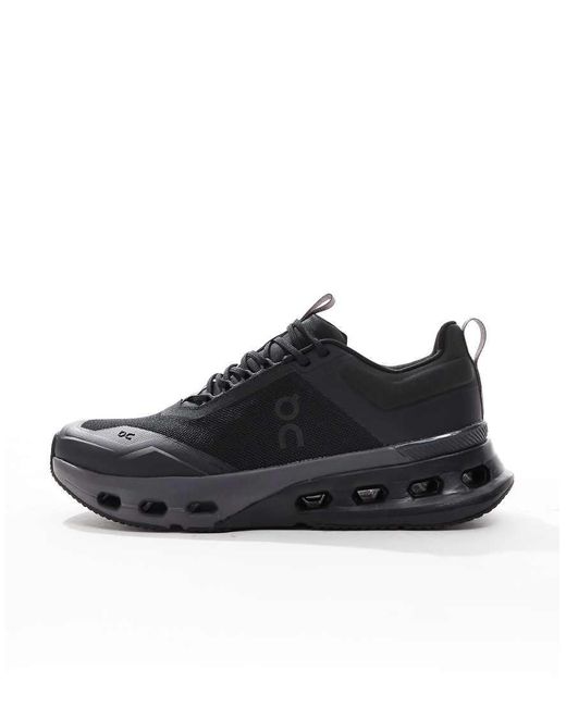 On Shoes Black On Cloudnova X Training Trainers for men