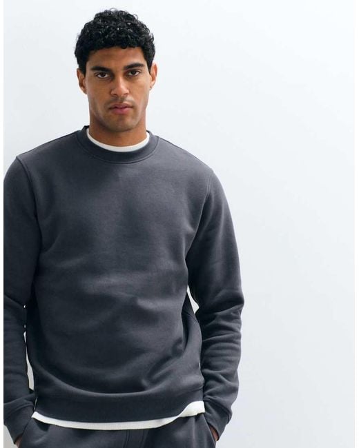 ASOS Blue Essentials Sweatshirt for men