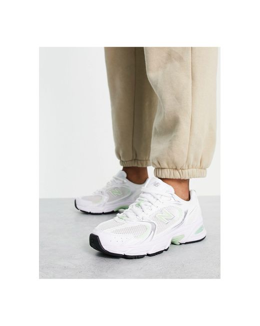 New Balance Unisex 530 Sneakers in Green | Lyst