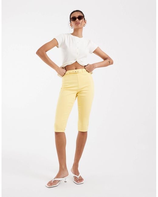 ASOS Natural Capri Jean