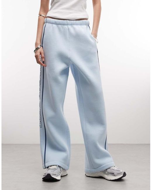 Collusion White baggy Wide Leg joggers