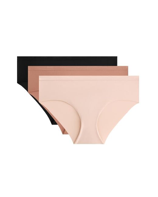 Oysho White 3 Polyamide Blend Logo Hipster Briefs