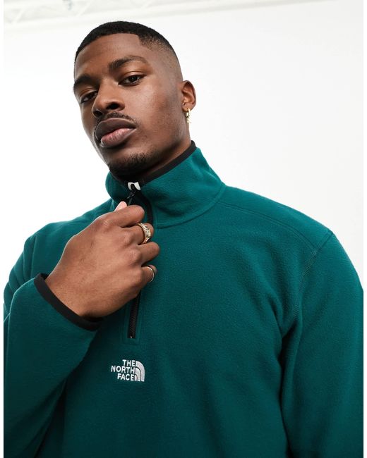 North face fleece mens green hotsell