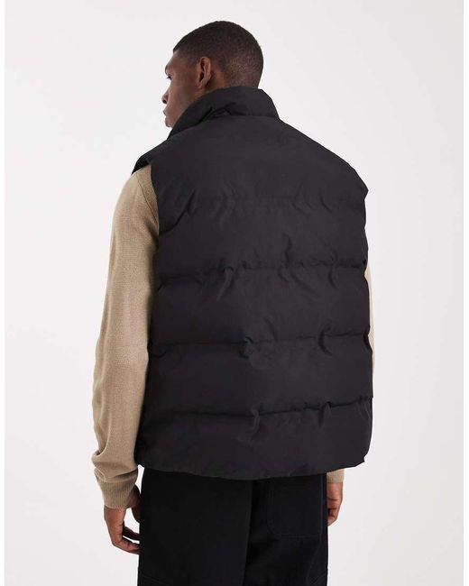 Chaleco De Plumas De Jack & Jones de hombre de color Black