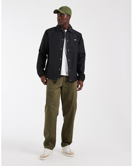 Dickies Black Oakport Coach Jacket for men