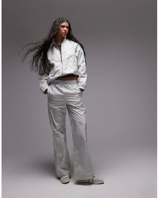 Nike Gray Windrunner Track Jacket