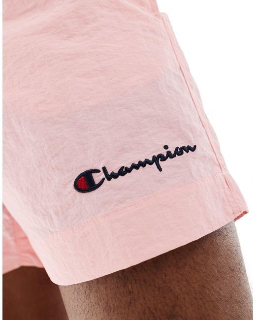 Champion Pink Swim Shorts for men