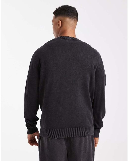 Jack & Jones Blue Washed Jumper for men