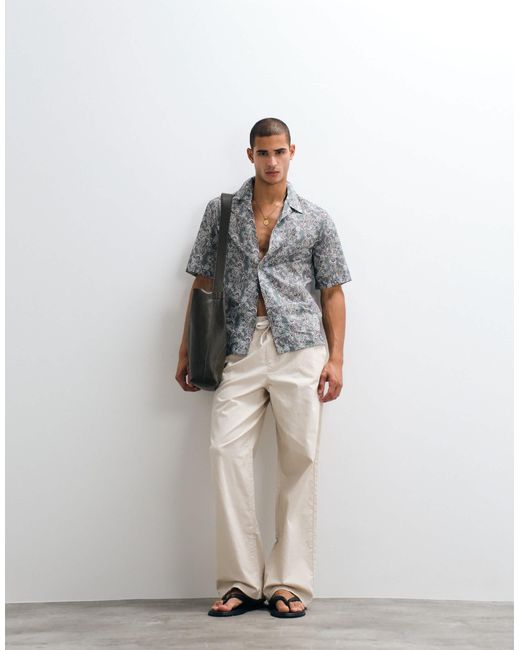 Mango – hemd in Gray für Herren