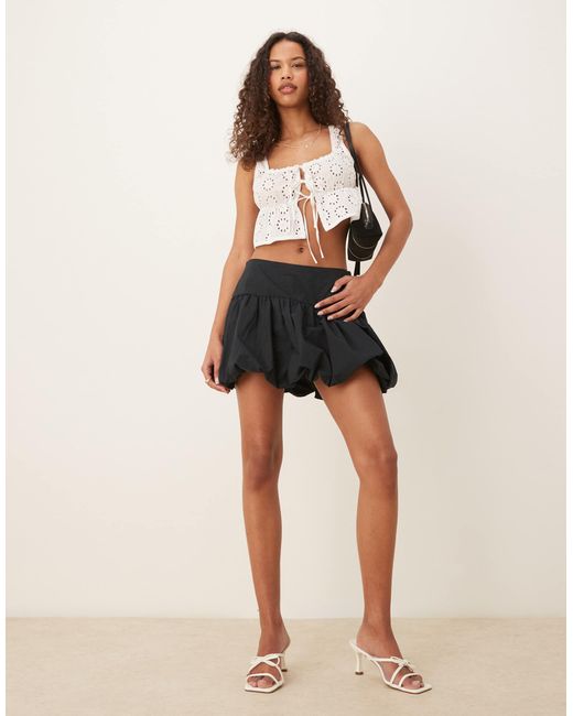Abercrombie & Fitch Natural – miniskort
