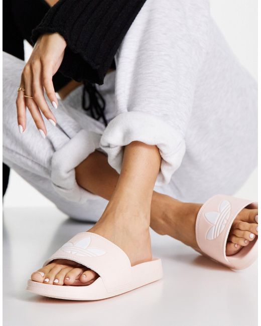 adidas adilette lite pink