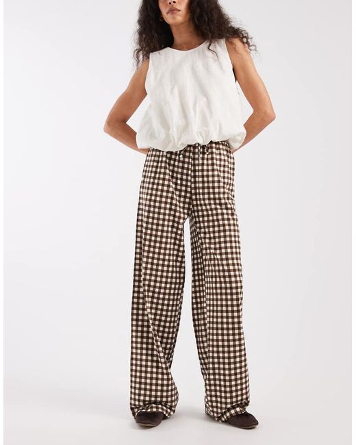 Pantaloni di Threadbare in Brown