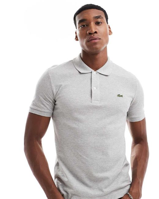 Mens white lacoste shirt hotsell