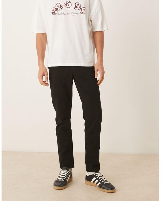ASOS Natural Tapered Trousers for men
