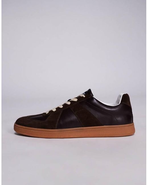Steve Madden Blue Caelum Gum Sole Trainer for men