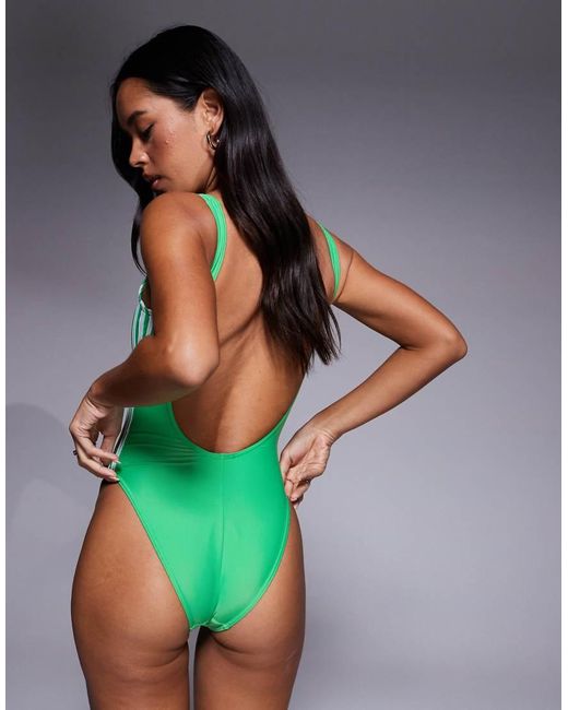 Adidas Originals Green Adicolor Swimsuit