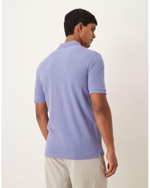 Polo manches courtes à logo sur la poitrine Abercrombie & Fitch pour homme en coloris Blue