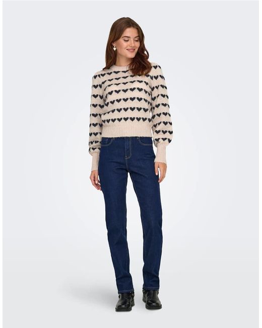 Jdy Blue Knitted Pullover