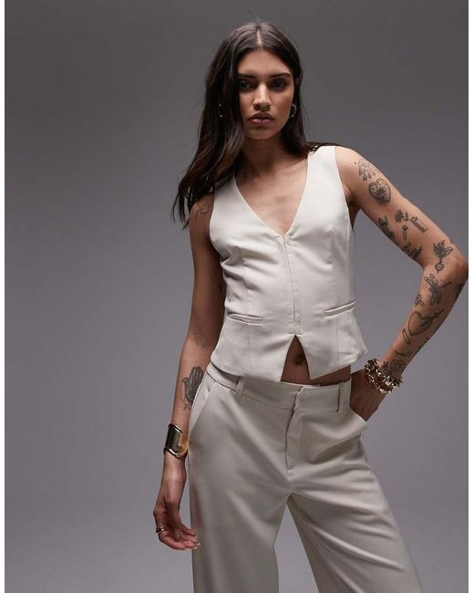 Nia Gray Jordan Linen Look Waistcoat