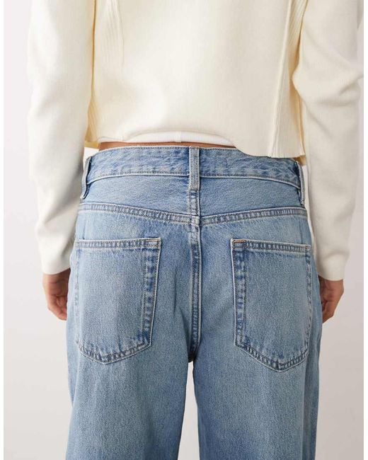 Mango Blue Miami 100% Cotton Straight Jean
