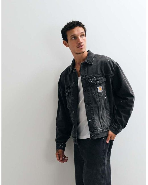 Carhartt Blue Helston Denim Jacket for men