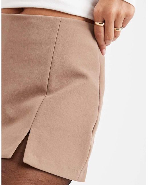 ASOS White Pelmet Mini Skort