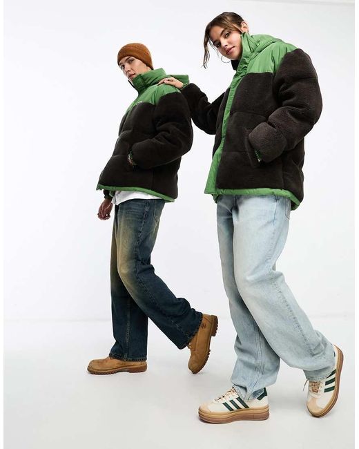 Collusion unisex puffer jacket in black sales