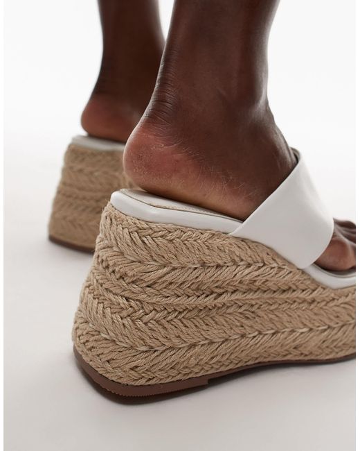TOPSHOP White – heidi – espadrilles